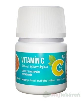 E-shop Vitamín C 500 mg, 15 ks