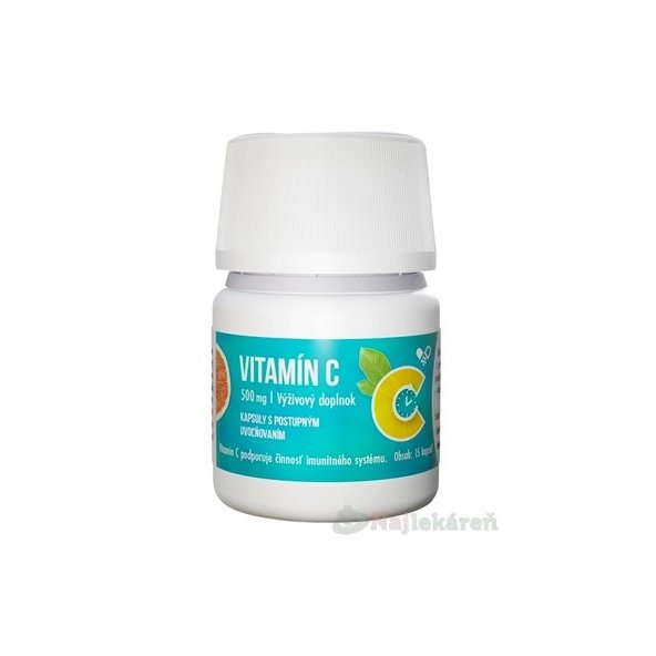 Vitamín C 500 mg, 15 ks