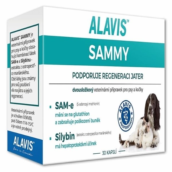 E-shop ALAVIS SAMMY na pečeň a regeneráciu pre psy a mačky 30cps