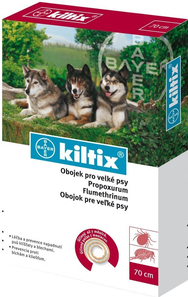 E-shop KILTIX antiparazitný obojok pre veľké psy 70cm