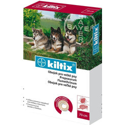 KILTIX antiparazitný obojok pre veľké psy 70cm