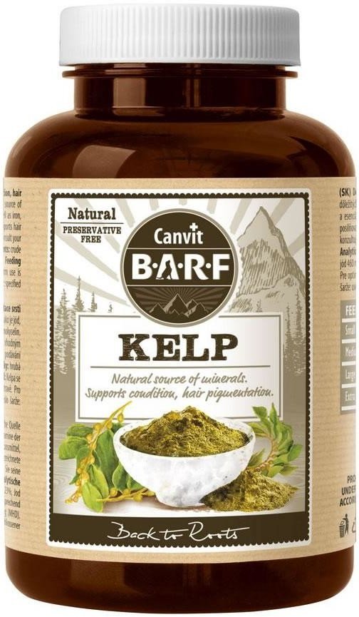 E-shop Canvit BARF Kelp doplnok stravy pre psov 180g