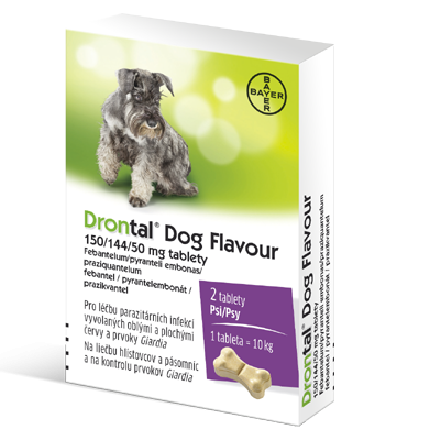 E-shop Drontal Dog flavour tablety na odčervenie psov 2tbl