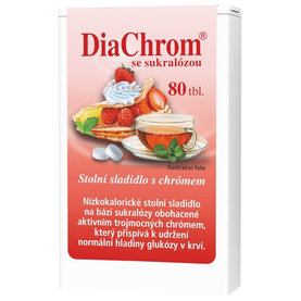 DiaChrom nízkokalorické sladidlo so sukralózou 80tbl