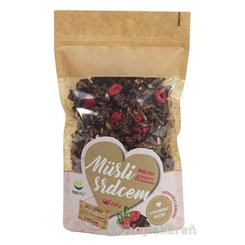 Topnatur Müsli srdcom MALINA & Belgická čokoláda, 250g