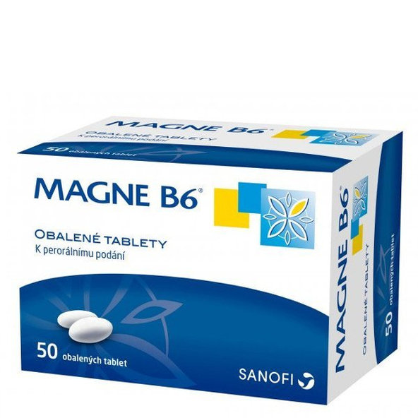 MAGNE-B6 470 mg/5 mg nedostatok horčíka 50 tabliet