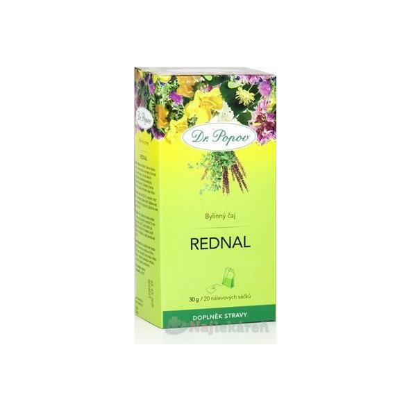 DR. POPOV ČAJ REDNAL Bylinná zmes 20x1,5g