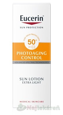 E-shop Eucerin SUN PHOTOAGING CONTROL SPF 50+ mlieko 150ml