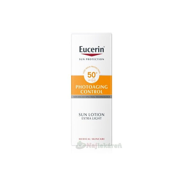 Eucerin SUN PHOTOAGING CONTROL SPF 50+ mlieko 150ml