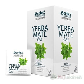 HERBEX Premium YERBA MATÉ ČAJ bylinná zmes 20x1,5g