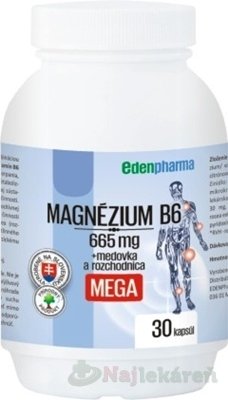 E-shop EDENPharma MAGNÉZIUM B6 MEGA
