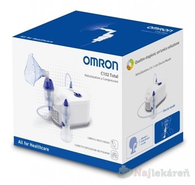 E-shop OMRON C102 Total INHALÁTOR kompresorový s nosnou sprchou 1 set