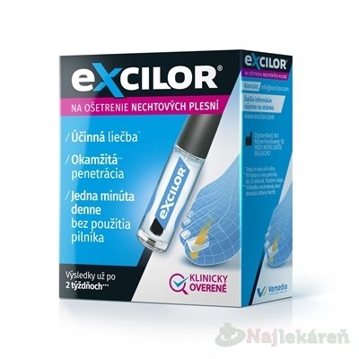E-shop Excilor lak na liečbu plesňových infekcií nechtov 3,3 ml