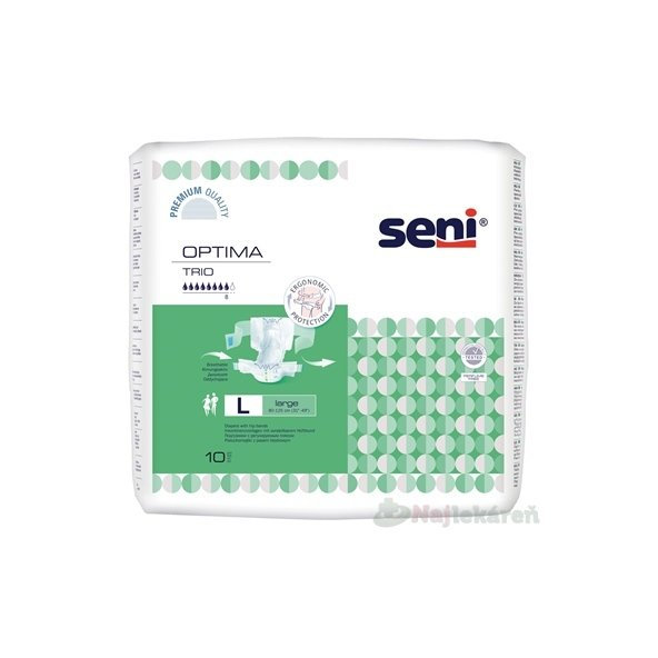 Seni OPTIMA TRIO Large plienkové nohavičky 10ks