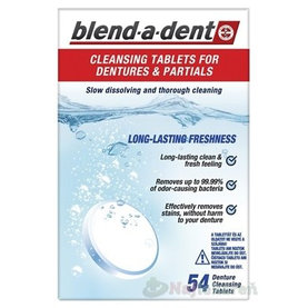 Blend-a-Dent ČISTIACE TABLETY na zubné protézy 54 ks