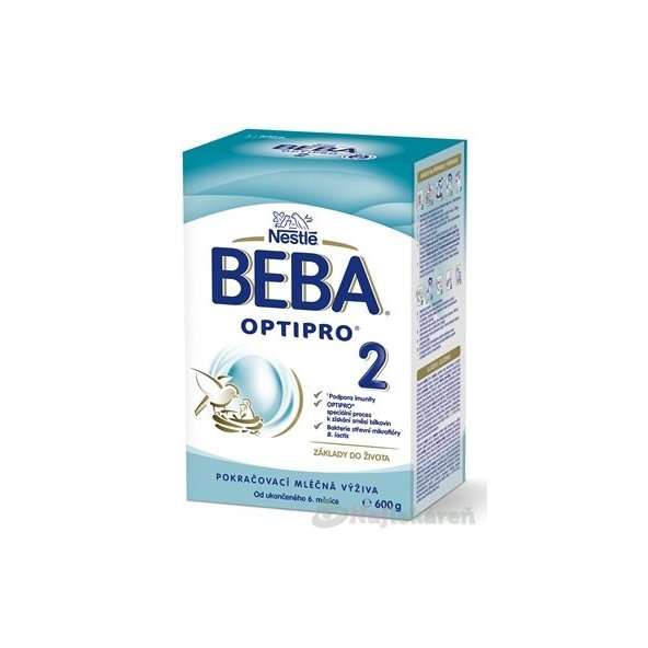 BEBA OPTIPRO 2 Následná mliečna výživa 600 g
