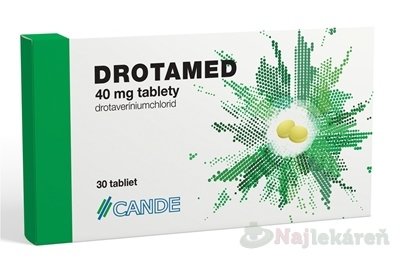 E-shop DROTAMED na uvoľnenie kŕčov hladkého svalstva 40 mg tbl (blis.PVC/Al) 1x30 ks