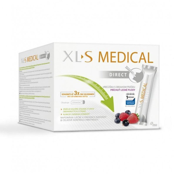 XL S MEDICAL DIRECT prášok na chudnutie, 90ks