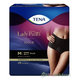 TENA Lady Pants Plus Noir M čierne dámske naťahovacie inkontinenčné nohavičky 9ks
