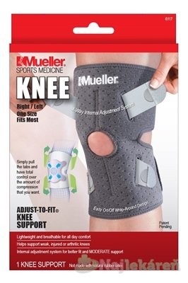 E-shop Mueller Adjust to fit bandáž na koleno 1ks