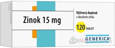 E-shop GENERICA Zinok 15 mg