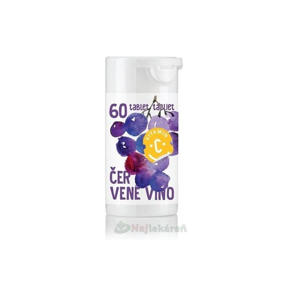 RAPETO C Vitamín 200 mg - príchuť červené víno