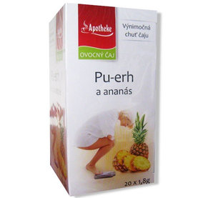 Apotheke - Čaj Pu-erh a ananás 20x1,8g