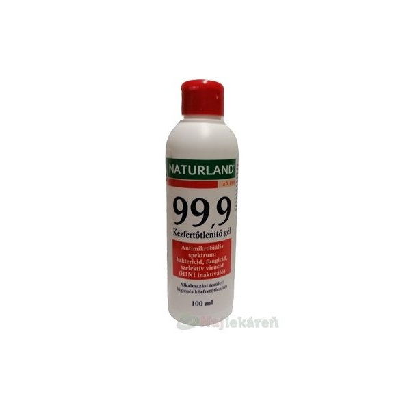NATURLAND 99,9 Dezinfekčný gél na ruky 100ml