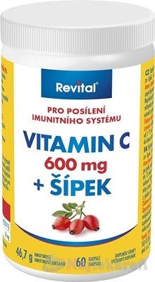 E-shop Revital Vitamín C 600 mg + šípka