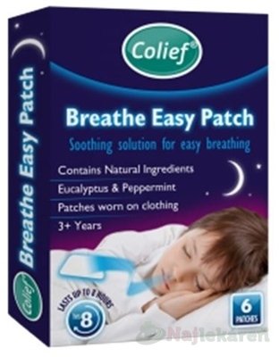 E-shop Colief Breathe Easy Patch Eucalyptus & Peppermint
