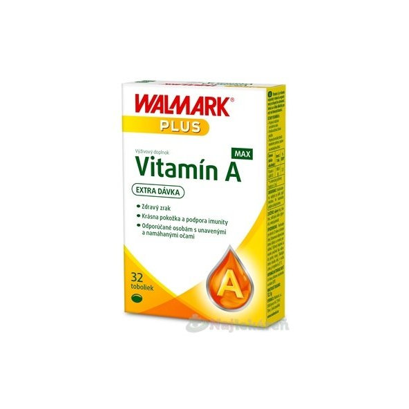 WALMARK Vitamín A MAX (inov. obal 2019),cps 1x32 ks