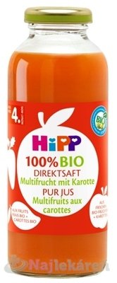 E-shop HiPP 100% BIO Ovocná šťava s karotkou 330ml