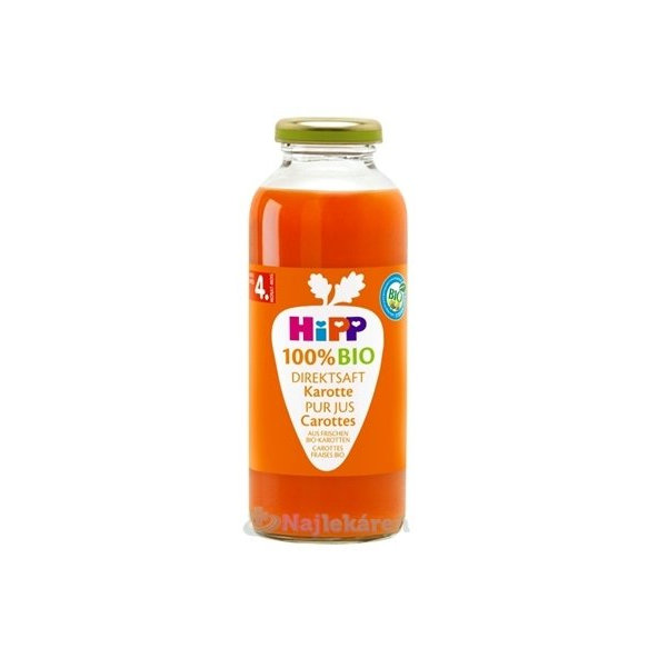 HiPP 100 % BIO Karotková šťava 330ml