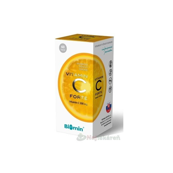 Biomin VITAMIN C FORTE, 60 ks