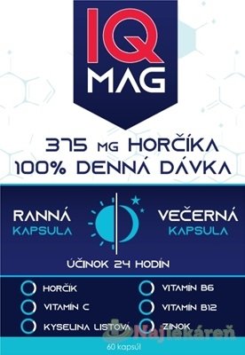 E-shop IQ MAG Horčík 375 mg 60ks