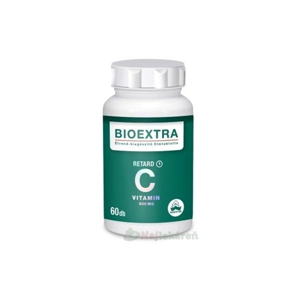 BIOEXTRA Vitamín C 500 mg Retard, 60 ks