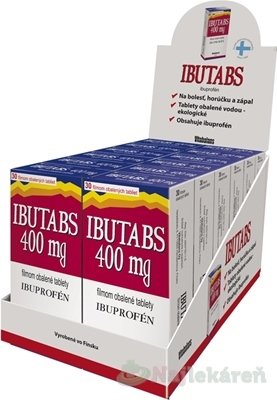 E-shop IBUTABS na bolesť 400 mg 12x30 tabliet