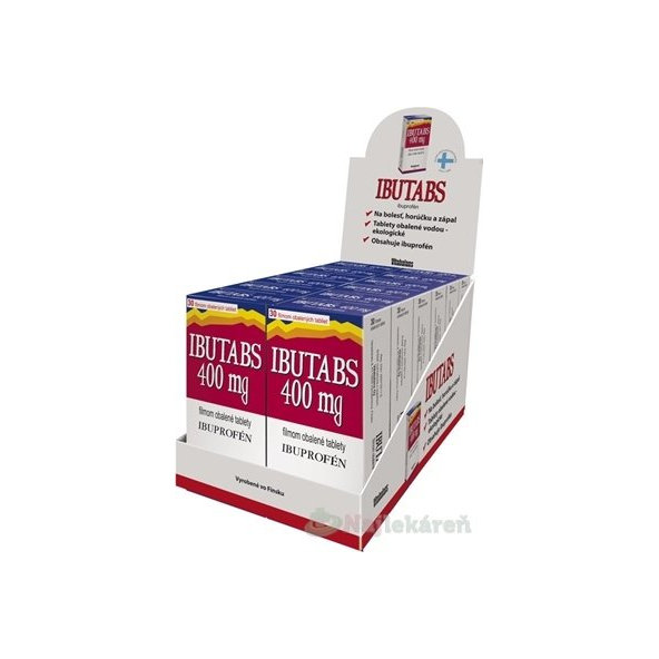 IBUTABS na bolesť 400 mg 12x30 tabliet