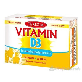 TEREZIA Vitamín D3 1000 IU 30 ks