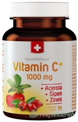 E-shop SwissMedicus Vitamín C+ 1000 mg, 60ks