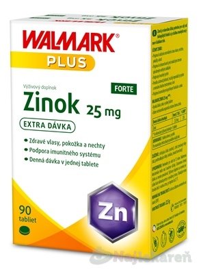 E-shop WALMARK Zinok FORTE 25 mg 90 tabliet