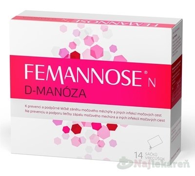 E-shop FEMANNOSE N D-manóza granulát na močové cesty 14 vrecúšok