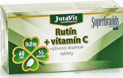 E-shop JutaVit Rutín + vitamín C, 60 tbl