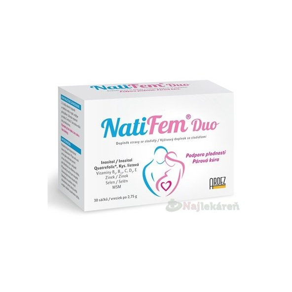 NatiFem Duo vrecká 30ks