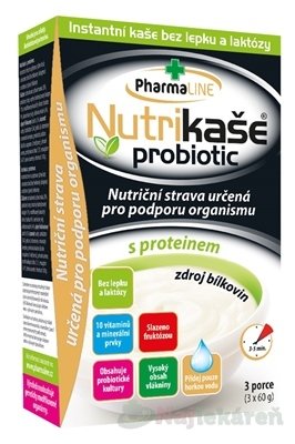 E-shop Nutrikaša probiotic - s proteínom 3x60g