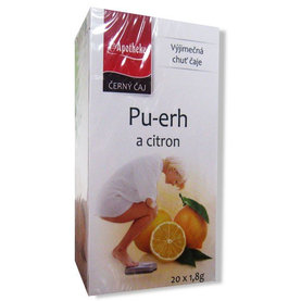 Apotheke - Čaj Pu-erh a citrón 20x1,8g