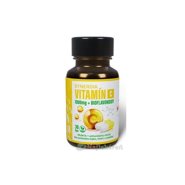 SYNERGIA VITAMÍN C 1000 mg + BIOFLAVONOIDY 30cps