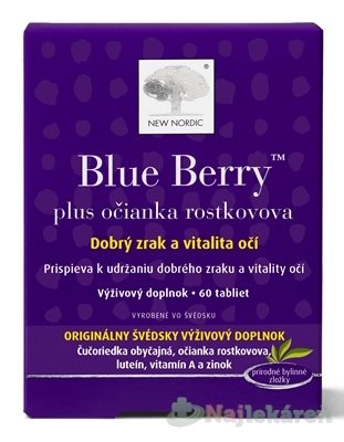 E-shop NEW NORDIC Blue Berry pre dobrý zrak 60tbl