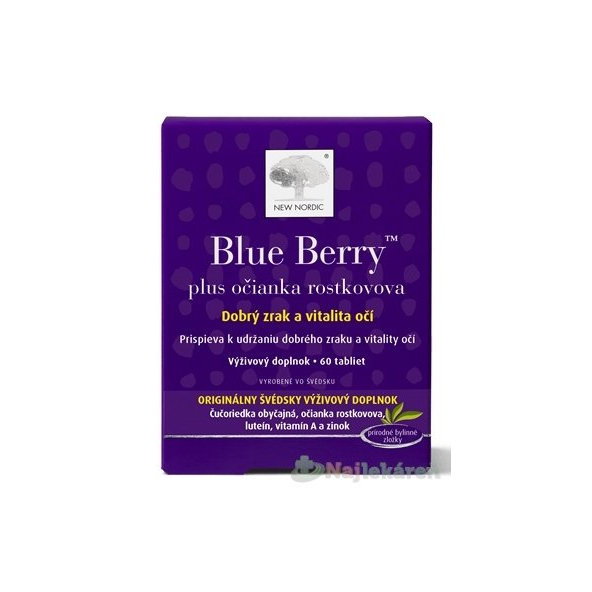 NEW NORDIC Blue Berry pre dobrý zrak 60tbl