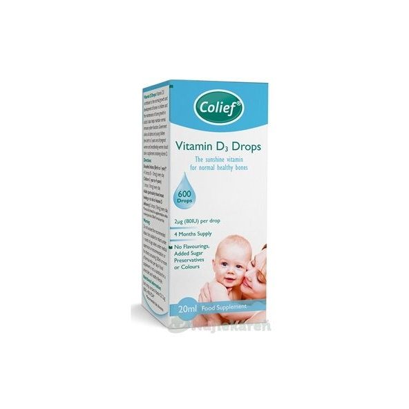 Colief Vitamin D3 Drops, 20ml